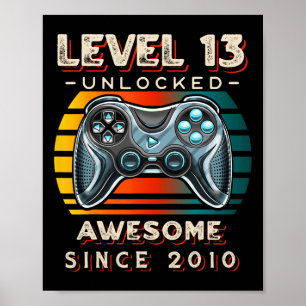 Poster Nível 13 13 do jogo de vídeo desbloqueado Aniversá