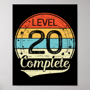 Poster Nível 20 20 de Casamento Retroativo T