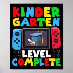 Poster Nível Concluído No Último Dia De Formandos Escolar