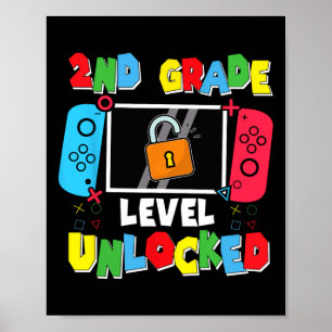 Poster Nível De segundo Desbloqueado No Primeiro Dia Da E