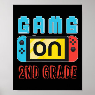 Poster Nível divertido da 2ª série desbloqueado Jogo de v