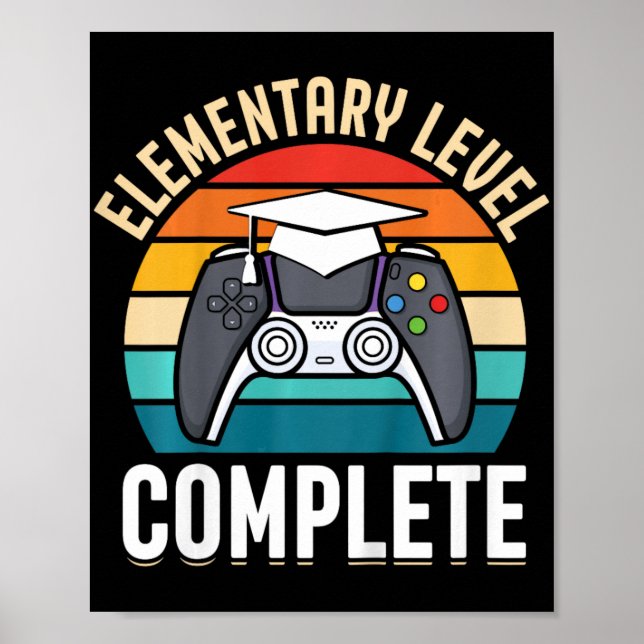 Poster Nível Elementar - Gamer Cl Completa De Graduação 2 (Frente)