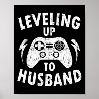 Poster Nivelando Até Husbynd Noivado Wedding Groom Vi