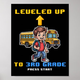 Poster Nivelando Ck De 3º Grau Para O Jogo Engraçado Da E