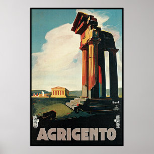 Poster Nizzoli Agrigento Sicília Italia