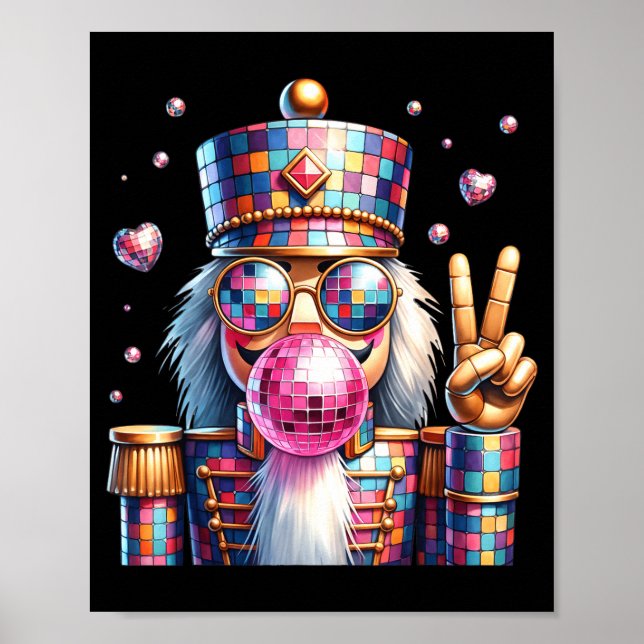 Poster Nk Disco Nutcracker Bubblegum Christmas For Men Wo (Frente)