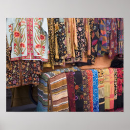 Pôster NM, Novo México, Santa Fe, roupas Navajo,