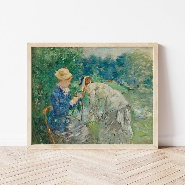 Poster No Bois de Boulogne | Berthe Morisot (Criador carregado)