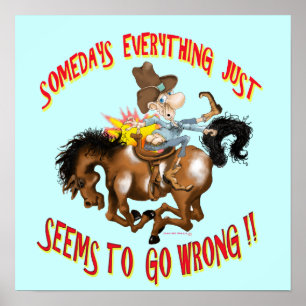 Poster no cavalo, engraçado!