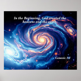 Poster No começo, Deus e Criação Verso