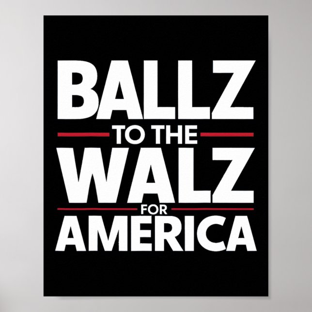 Poster No Contexto de Ballz WAlzheimer Mn Kamala Harris 2 (Frente)