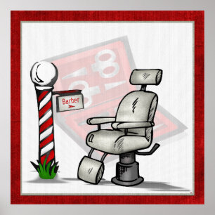 Pôster No Decor Do Compro Barber