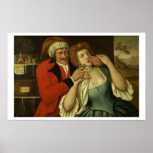 Pôster No dentista (óleo em canvas)