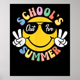 Poster No Dia Passado Sorria Professores Escolas No Verão