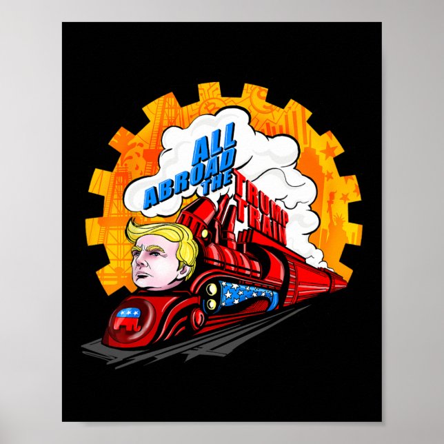 Poster No Exterior, O Futuro Do Trem De 2024 Está Brilhan (Frente)