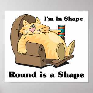 Poster No gato da forma