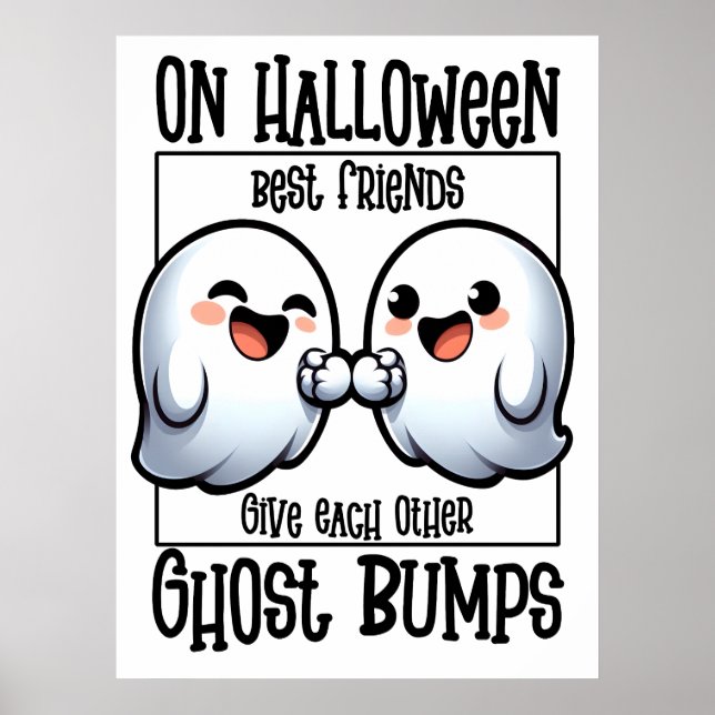 Poster No Halloween, as BFFs dão uns aos outros (Frente)