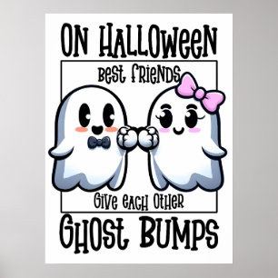 Poster No Halloween, os melhores amigos Ghost Bump
