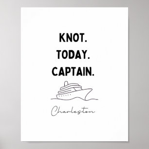 Poster Nó Hoje Roupa De Cruzeiro Capitão Charleston Sul 