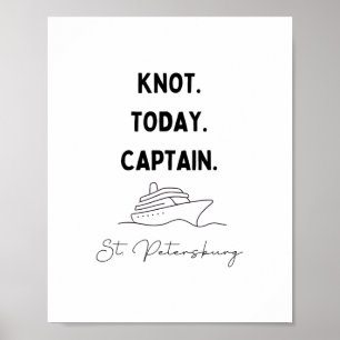 Poster Nó Hoje Roupa do Capitão Cruzeiro São Petersburgo
