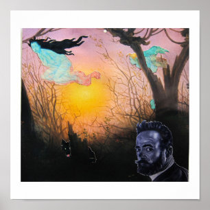 Poster No início da noite: Coisas Assustadoras - Colagem