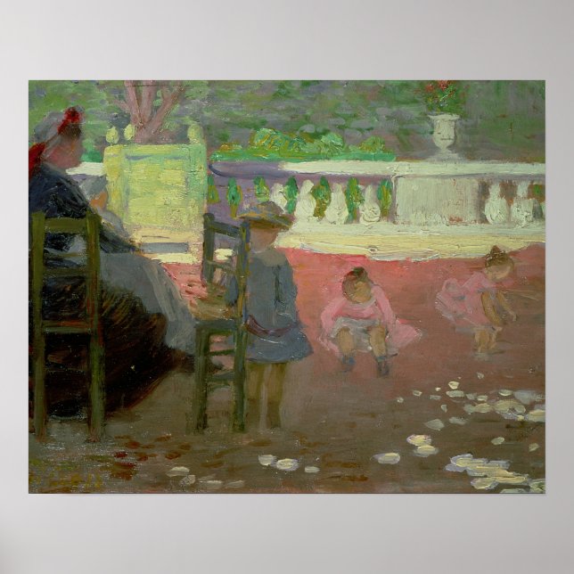 Pôster No Jardim do Luxemburgo (Frente)