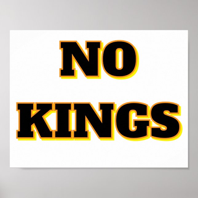 POSTER NO KINGS (Frente)