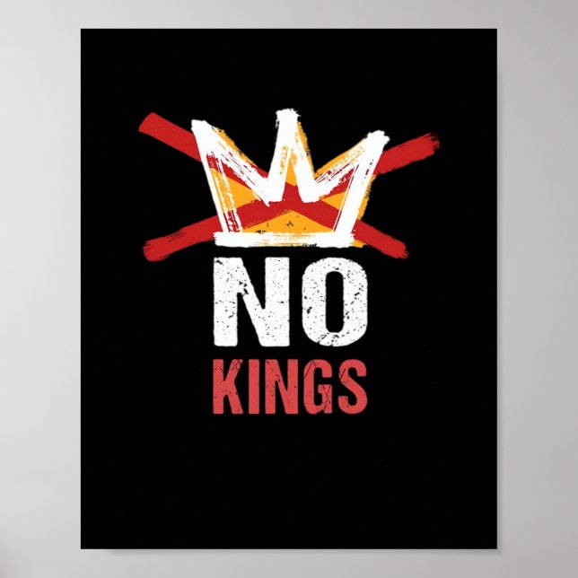 Poster No Kings Anti Vintage Graphic (Frente)