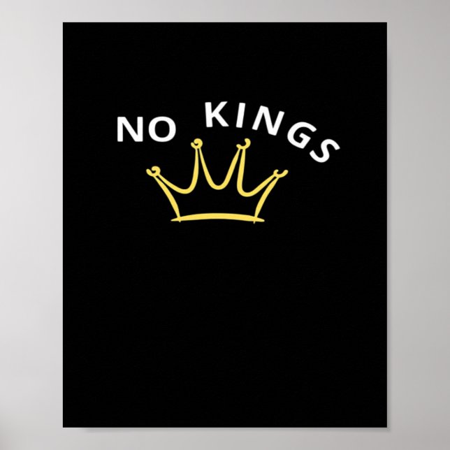 Poster No Kings Classic Retro Cool (Frente)