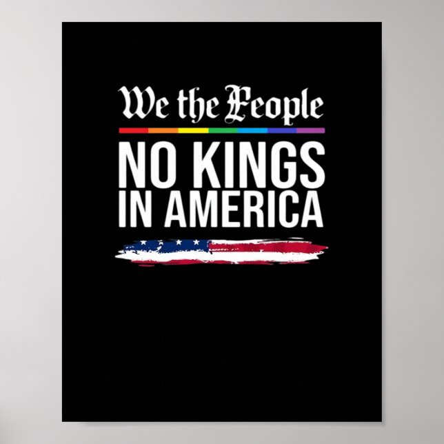 Poster No Kings Day Classic Patriotic Style (Frente)