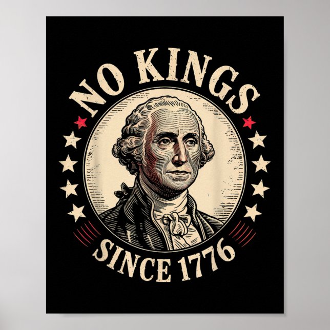 Poster No Kings In America 1776  (Frente)