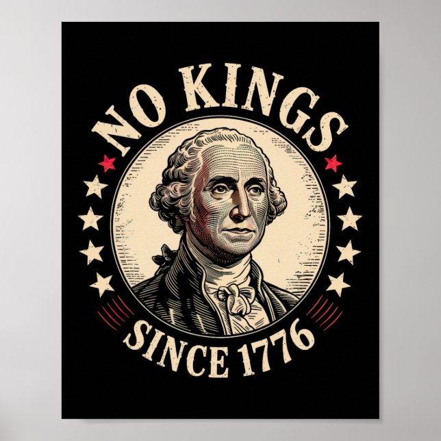 Poster No Kings In America 1776 (Frente)