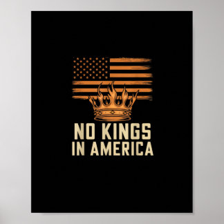 Poster No Kings In America United States Independence Cre