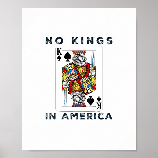 Poster No Kings In America We The People Creative Style (Frente)