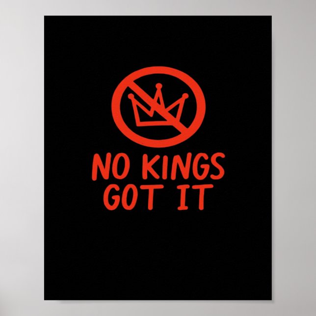 Poster No Kings It Patriotic Style (Frente)