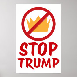 Poster NO KINGS STOP TRUMP Anti-Trump | RYW | Protest