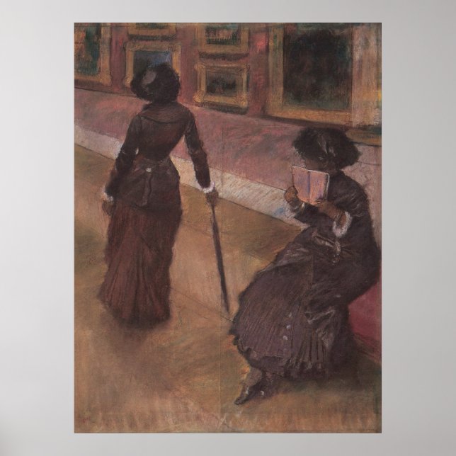 Pôster No Louvre (Frente)