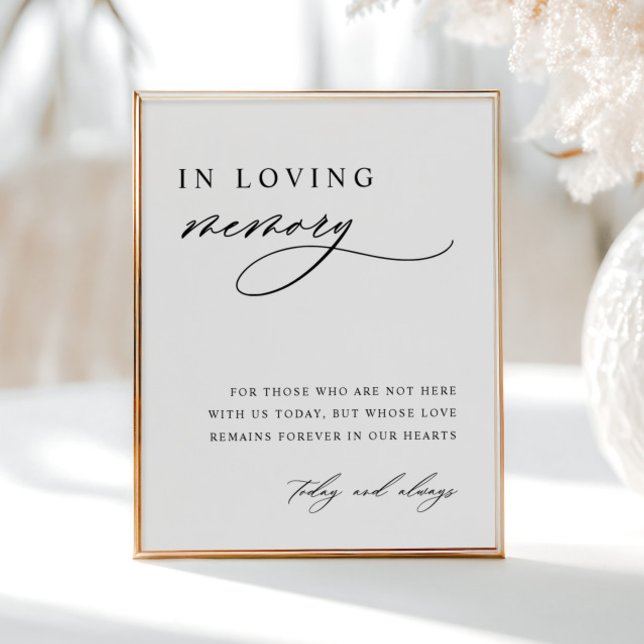 Poster No Loving Memory Wedding (Criador carregado)