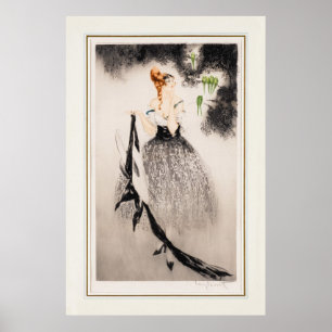 Poster No Ninho, 1922, por Louis Icart