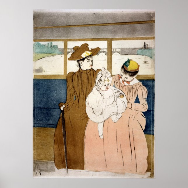 Poster No Omnibus - Mary Cassatt - 1891 (Frente)