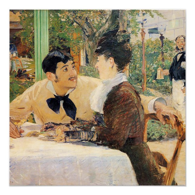 Pôster No Pai Lathuille Edouard Manet  (Frente)