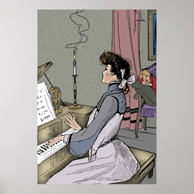 Pôster No Piano (Frente)