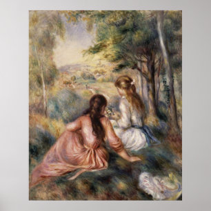 Pôster No Prado ~ Pierre-Auguste Renoir