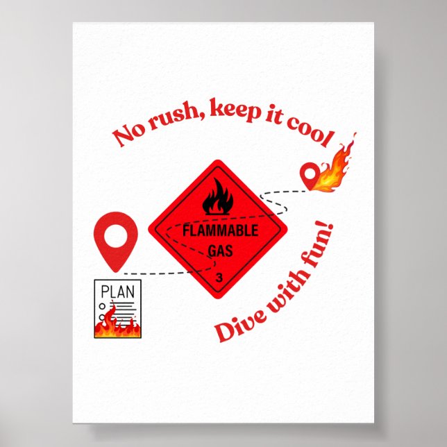 Poster No Rush Keep It Cool Trucker (Frente)