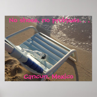 Poster No shoes, no problems. . ., ...