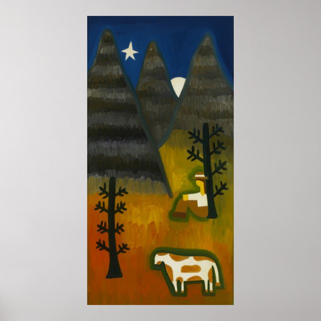 Poster No silêncio da montanha 2007 (Frente)