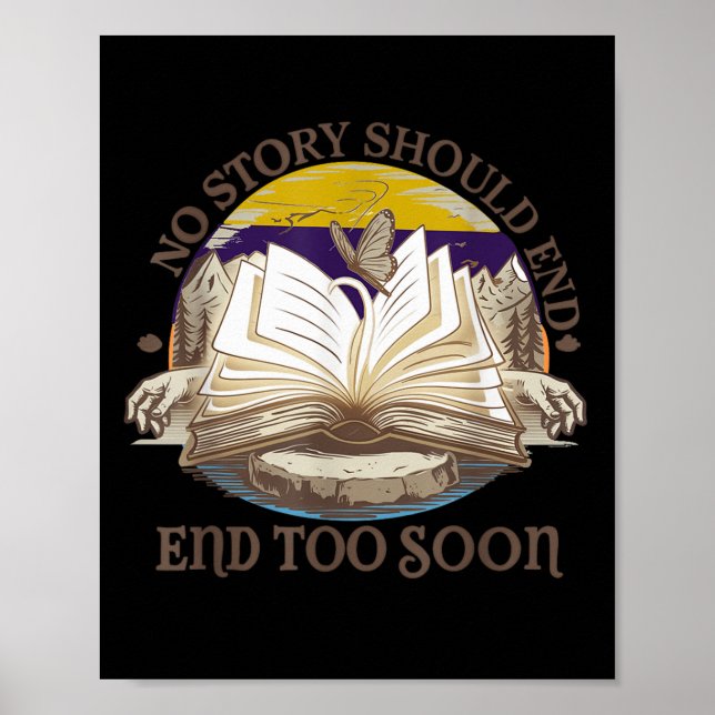 Poster No Story Should End Too Soon Suicide Prevention Aw (Frente)