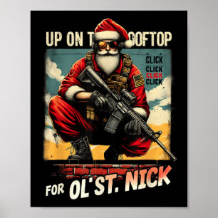 Poster No Telhado, Clique Em Xmas Christmas (Natal Do Nat