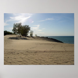 Poster No topo do Monte Baldy, Indiana Dunes National Par