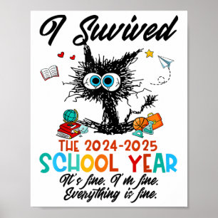 Poster No Último Dia Do Professor Eu Sobrevivi 2024-2025